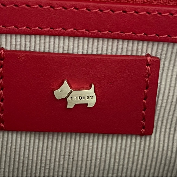 NWOT Rare 🎒 Radley London Red Devonport Mews Medium Flapover Backpack 🎒 - Picture 8 of 11